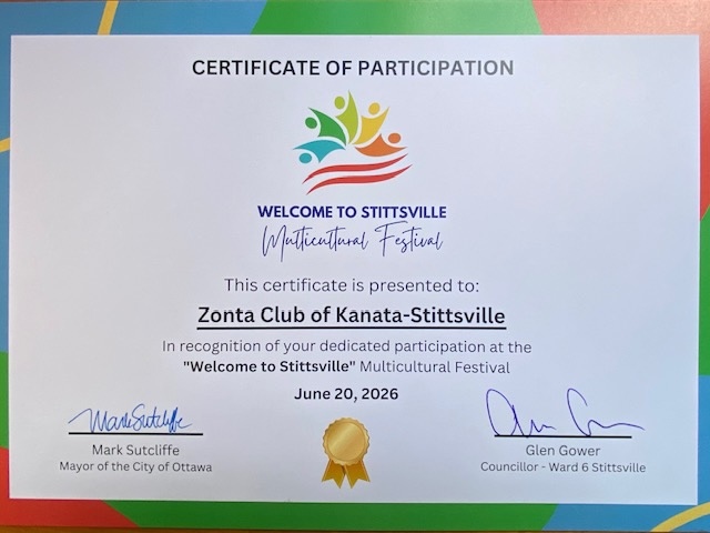 20 Jun 2026 Certificate Multicultural Festival
